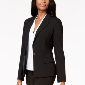 Calvin Klein Women's Black Blazer Jacket Coat 12
